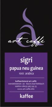 Art Caffe Papua Neuguinea `Sigri`