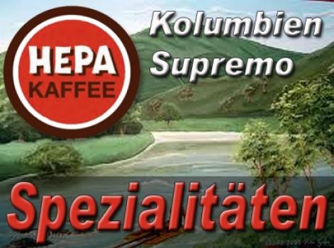 Hepa-Kaffee Kolumbien Supremo