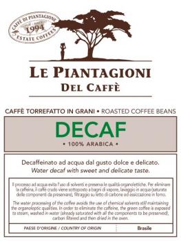Le Piantagioni del Caffe Decaf